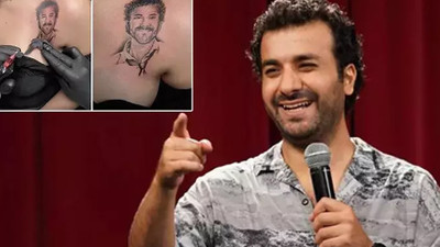 Hasan Can Kaya neye uğradığını şaşırdı! Kadın hayranı göğsüne Kaya'nın dövmesini yaptırdı