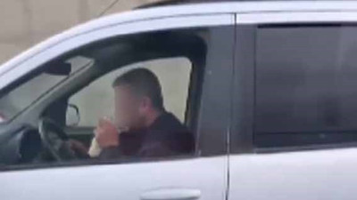 Direksiyon başında uyuşturucu kullandı