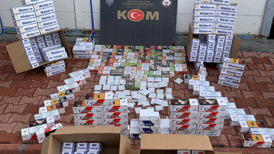 Emniyetten kaçakçılık operasyonu: Binlerce adet makaron ele geçirildi