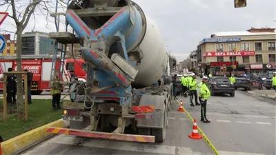 İstanbul'da beton mikseri hamile kadını ezdi
