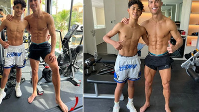 Ronaldo ayağına sürdüğü oje ile gündem olmuştu! Neden sürdüğü ortaya çıktı