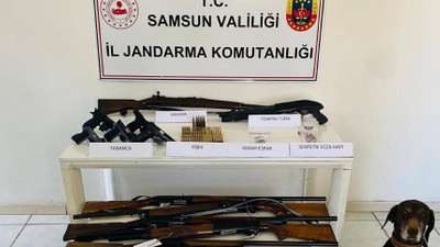Jandarmadan silah, mühimmat ve uyuşturucu madde operasyonu