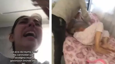 Sosyal medya bu videoyu konuşuyor! Akrabasının ölüm anlarını duygusal müzikle paylaştı