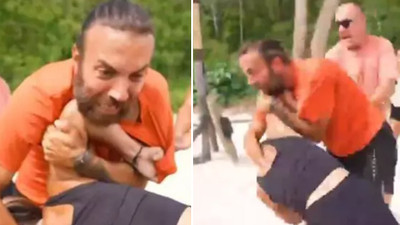 Survivor'daki kavgaya Sercan Yıldırım'ın müdahalesi damga vurdu! Ayırmasına ayırdı ama halleri gündem oldu