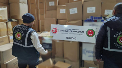 Tekirdağ'da kaçak sigaraya dev operasyon! Kilolarca tütün ele geçirildi
