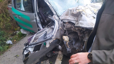 Orman İşletme Müdürlüğü aracı kaza yaptı: 3 yaralı