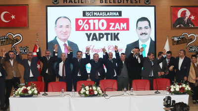 Haliliye Belediyesi'nden işçilere müjde: Başkan Canpolat'tan yüzde 110 zam!