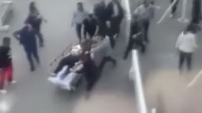 Denizli'deki hastane saldırısının görüntüleri ortaya çıktı! İşte vatandaşların panik anları...