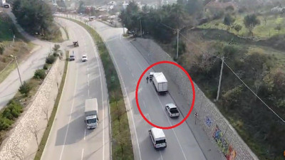 Dron ile adım adım takip edildi: Milyonlarca kaçak makaron ele geçirildi!
