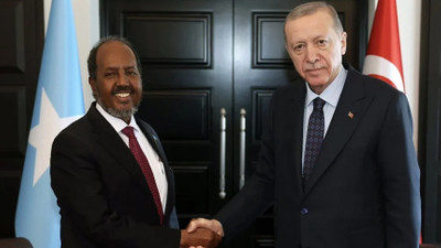 Cumhurbaşkanı Erdoğan, Somali Cumhurbaşkanı Hasan Şeyh Mahmud ile görüştü