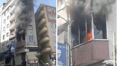 Güngören'de kombi patlaması sonucu yangın çıktı!