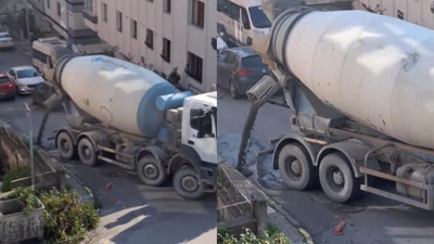Maltepe'de gündüz vakti yol ortasına yapıp gitti