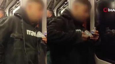 İstanbul metrosunda uyuşturucu skandalı! Rahat tavırları 'pes' dedirtti