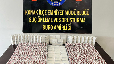 İzmir’de sentetik ecza operasyonu! Binlerce hap ele geçirildi