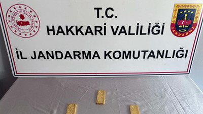 Jandarmadan külçe altın operasyonu