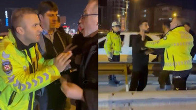 Makas atan sürücünün rahat tavırları herkesi çıldırttı! Polis linçten son anda kurtardı