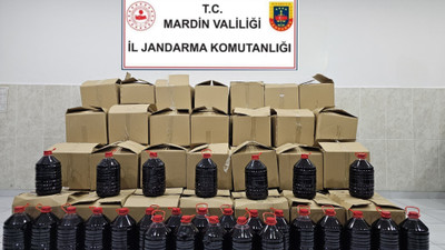 Jandarma kaçakçılara göz açtırmıyor! Bir kamyonet dolusu kaçak alkol