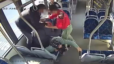 Otobüste yaşlı çifti darp eden okul müdürüne tahliye!