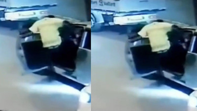 'Dur' ihtarına uymadı kaçtı! Yakalan ehliyetsiz sürücü polis tarafından darp edildi