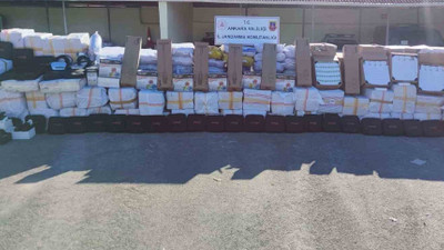 Ankara’da 35 milyon liralık kaçak tütün ve elektronik malzeme operasyonu!