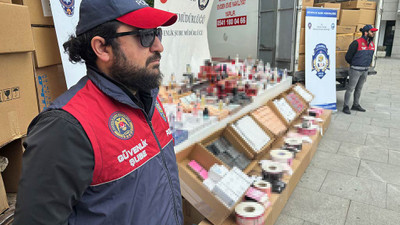 İstanbul’da 30 milyon liralık sahte parfüm operasyonu!