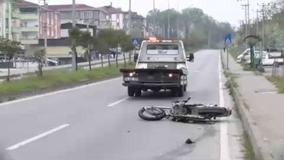 Kaldırıma çarparak 150 metre sürüklenen motosikletli öldü