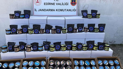 Jandarmadan efsane operasyon: 1 ton 8 kilogram kaçak nargile tütünü ele geçirildi