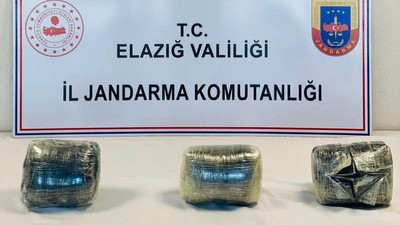 Elazığ İl Jandarmanın istihbari operasyonları sonucu kilolarca esrar ele geçirildi