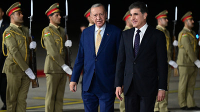 Cumhurbaşkanı Erdoğan Erbil'de