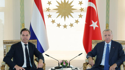 Cumhurbaşkanı Erdoğan Rutte'yi kabul etti