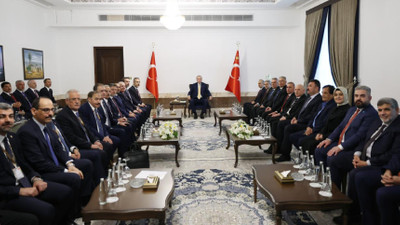Cumhurbaşkanı Erdoğan, Irak Türkmen toplumu temsilcilerini kabul etti