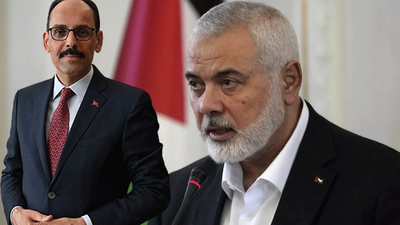 İbrahim Kalın'dan, oğulları ve yakınları öldürülen İsmail Heniyye'ye taziye telefonu