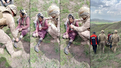 Komando ve asayiş timleri, kayıp kadını buldu