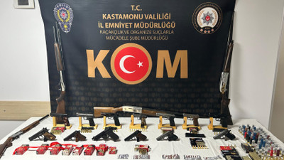 Emniyetten kaçak silah operasyonu: Çok sayıda gözaltı