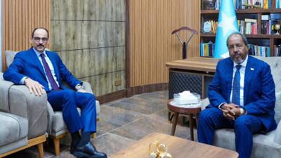 MİT Başkanı Kalın, Somali Cumhurbaşkanı Mahmud ile görüştü