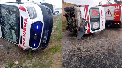Kaza ihbarına giden ambulans kaza yaptı! Çok sayıda kişi yaralandı