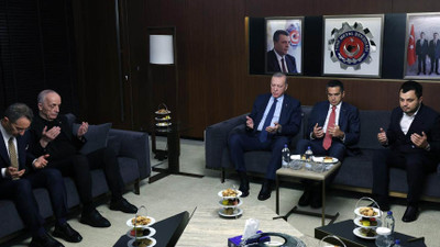 Cumhurbaşkanı Erdoğan'dan Türk Metal Sendikası'na taziye ziyareti