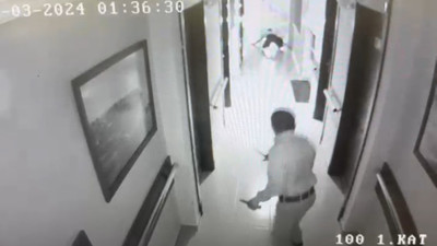 Huzurevinde 2 kişiyi öldürüp 1 kişiyi yaralamıştı; dehşet anları kamerada