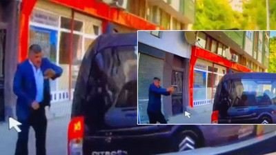 Rize’de ölümlü yol verme kavgası kamerada!