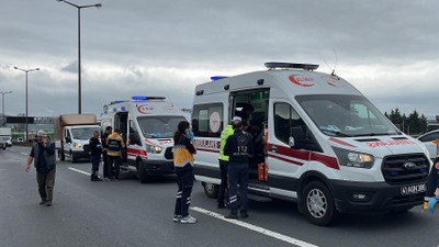 TEM Otoyolu'nda 3 araç çarpıştı! Yaralılar var