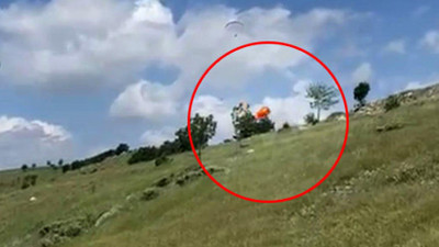 Ankara'da 2 yamaç paraşütçüsü çarpıştı: 1 ölü, 2 yaralı