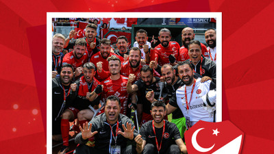 Ampute Milli Futbol Takımı üst üste 3'üncü kez Avrupa şampiyonu
