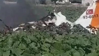 Kayseri'de eğitim uçağı düştü!