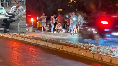 Alkol can aldı! yolun karşına geçerken arabanın altında kaldı