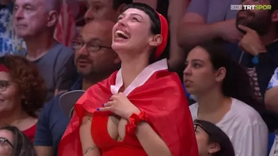 TRT Spor'dan "sevinen kadın taraftarın" görüntülerine açıklama