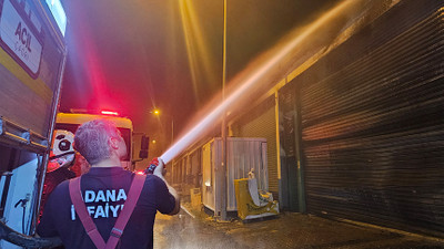 Komşusunun iş yerini kundakladı, söndürmeye gelen itfaiyeyi silahla tehdit etti. Yer: Adana