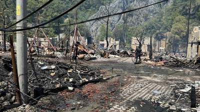 Kadir'in Ağaç Evleri yandı, kül oldu
