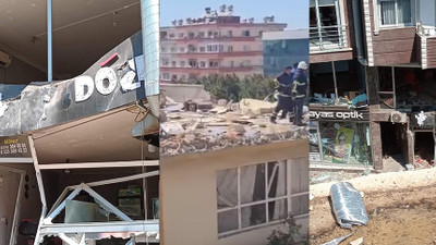 Hatay'da 2 katlı binada patlama; ev ve iş yerleri hasar gördü