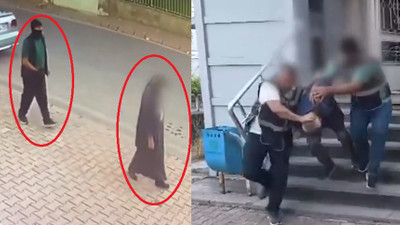 Kar maskeli sapık yakalandı!