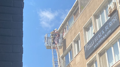 Şişli'de 6 katlı binada yangın! Mahsur kalanlar kurtarıldı